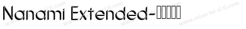 Nanami Extended字体转换